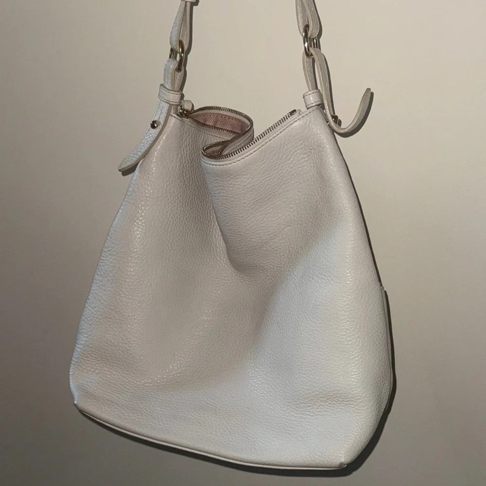 Dooney & Bourke White Leather Backpack